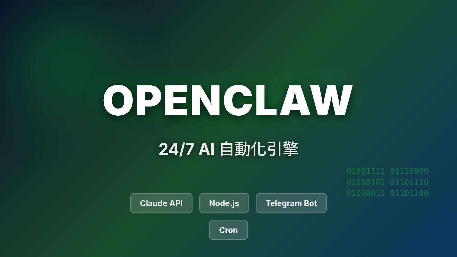 OpenClaw 自動工作系統